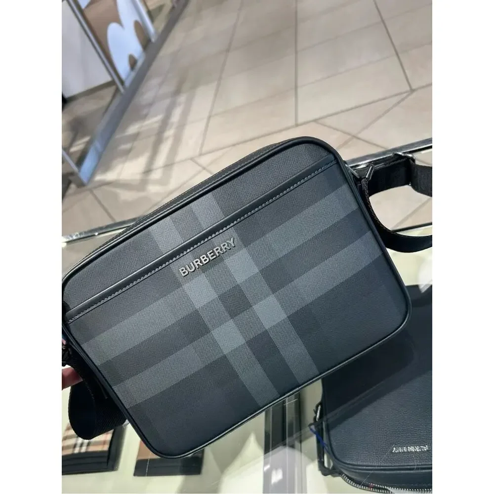 Burberry Black Check Crossbody Bag